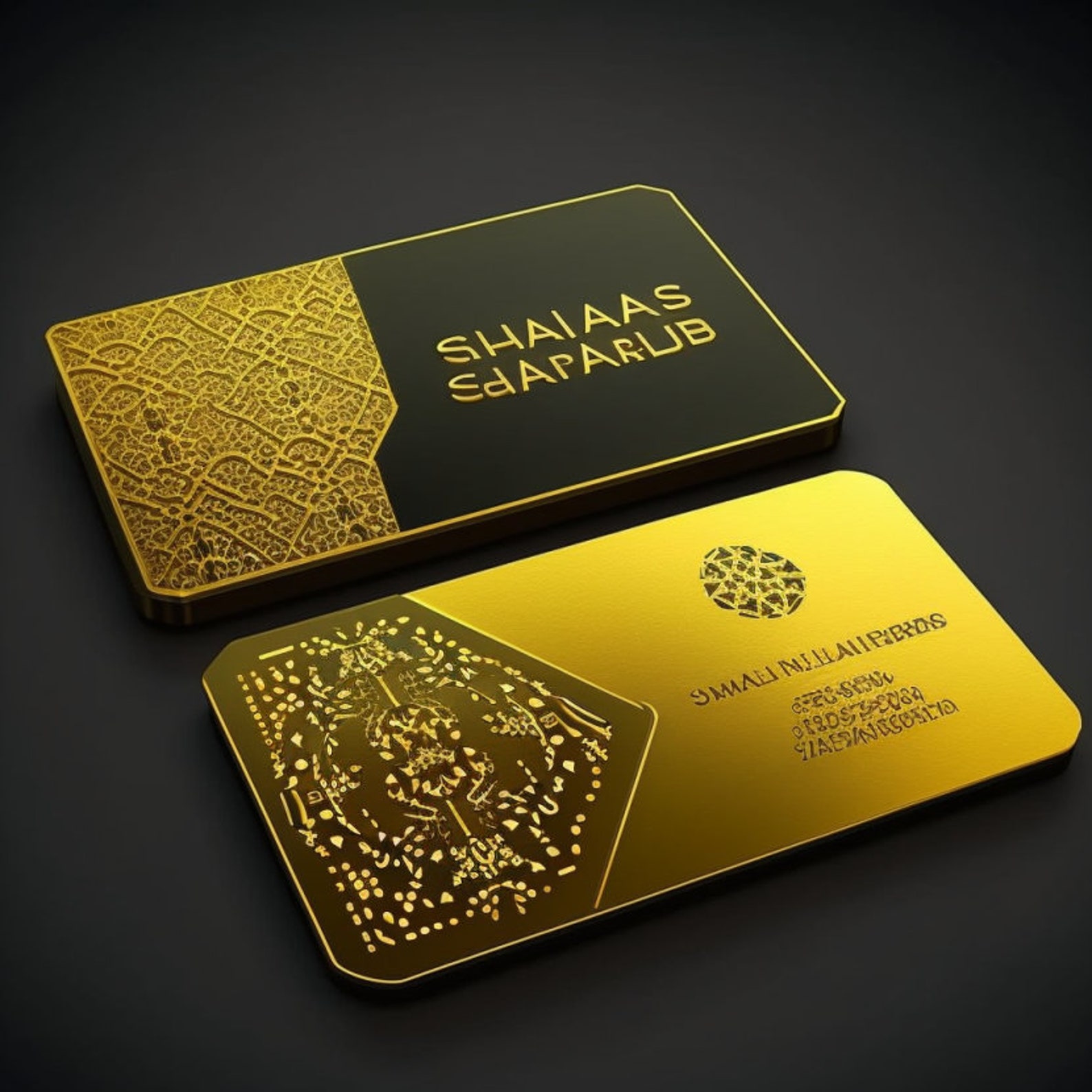 Custom Stainless Steel Business Cards With NFC Chip Laser Printed and