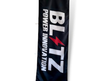 BLITZ Style Nobori Flag - JDM Nobori Flags