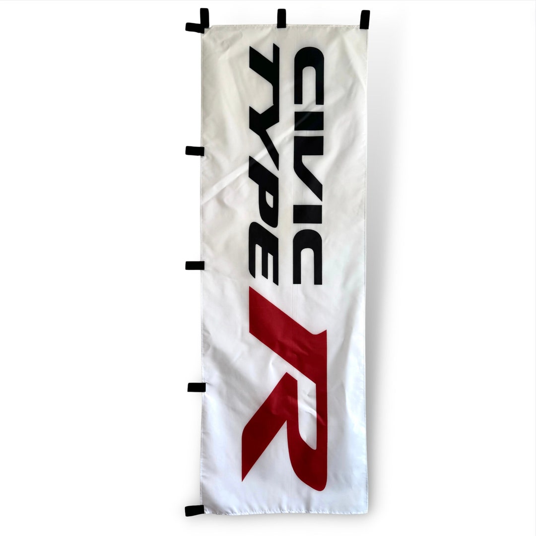 CIVIC TYPE R Nobori Flag JDM Nobori Flags Etsy
