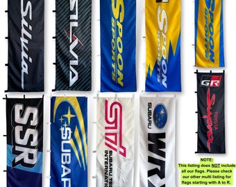 DISCOUNTED High Quality JDM Nobori Flags (S-Y Flags)