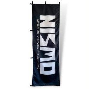 NISMO (BLACK) Nobori Flag - JDM Nobori Flags