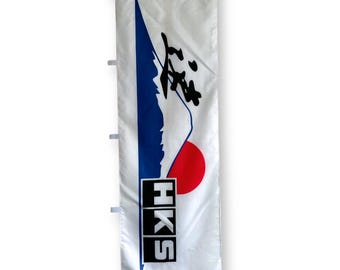 HKS Fujiyama Nobori Flag - JDM Nobori Flags