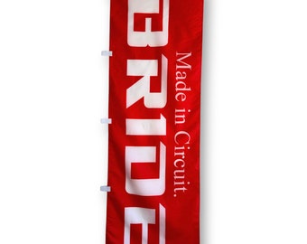 BRIDE (Red) Nobori Flag - JDM Nobori Flags