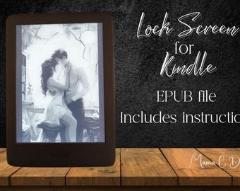 Kindle Sperrbildschirm: Bücherfreund in der Bibliothek