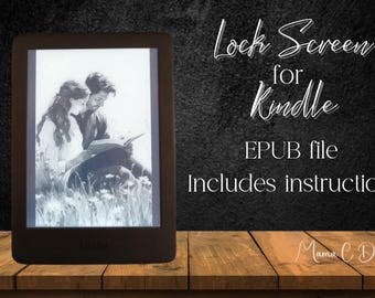 Kindle Sperrbildschirm: Paar beim Lesen im Feld