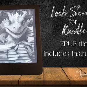 Kindle Lock Screen: Friendly Book Dragon