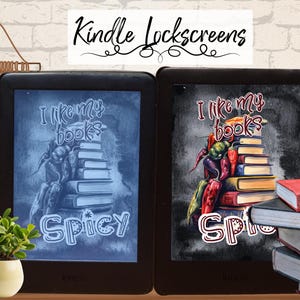 Kindle-låsskärm: Jag gillar mina böcker kryddiga