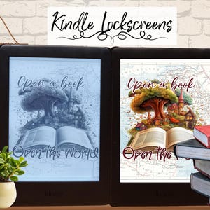 Pantalla de bloqueo de Kindle: abre un libro y abre el mundo