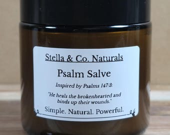 Natural Tallow Skin Salve: Calendula & Essential Oils - Psalm Inspired