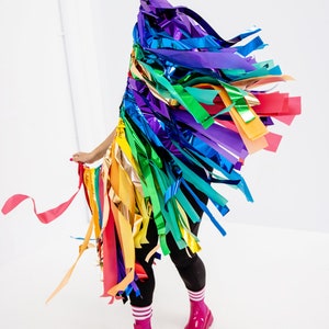 Colourful Rainbow Streamers Party Tassles Decoration Pride Events