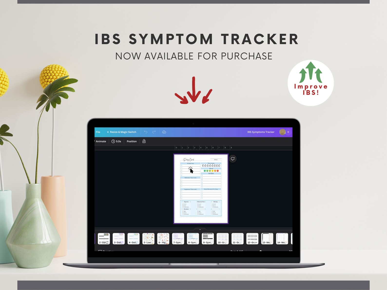 Fodmaps Guide, IBS Food List, IBS Inflammation, Symptoms Tracker, IBS ...