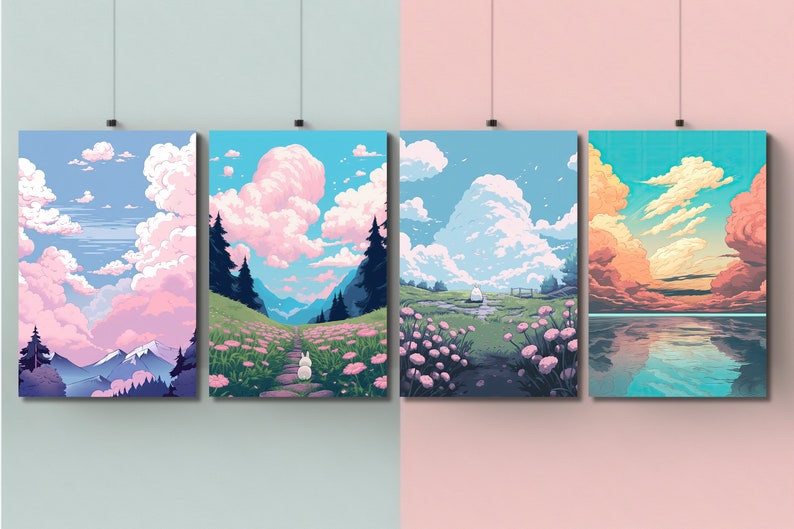 13 PNG Printables Kawaii Prints Kawaii Poster Kawaii Etsy