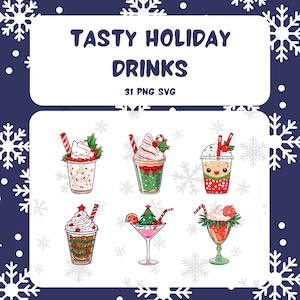 31 PNG SVG kawaii drinks clipart bundle - cute clipart, kawaii png svg, kawaii drinks, food clipart, Twitch Discord emotes, stickers, badges