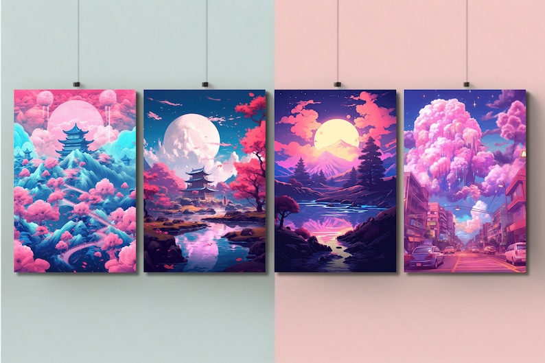 20 PNG Printables Kawaii Prints Kawaii Poster Anime Etsy