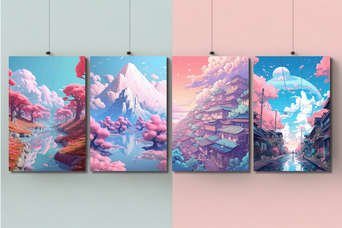 20 PNG Printables Kawaii Prints Kawaii Poster Anime - Etsy