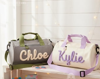Personalized Name Travel/Duffle Bag for Kids: Custom Bag Keepsake Gift