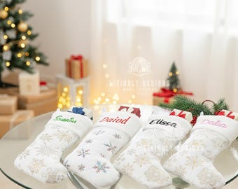 VRFASHION Calze Natalizie Personalizzate Con Nome, 50,8 Cm, Grandi - Foto 9