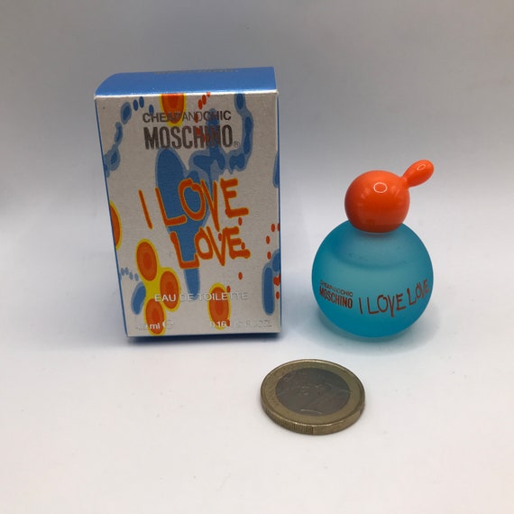 Moschino Cheap and Chic I Love Love EDT 4.9ml MINIATURE Perfume - Etsy