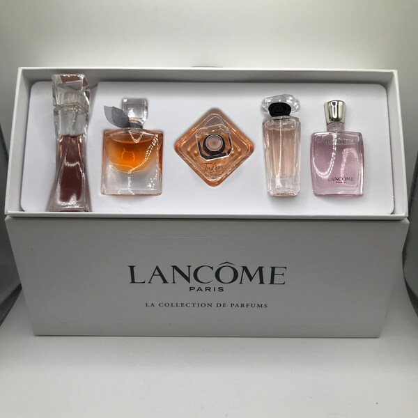 Lancome La Collection de Parfums miniature parfum: Tresor, Miracle, Hypnose, La Vie Est Belle, Tresor in Love