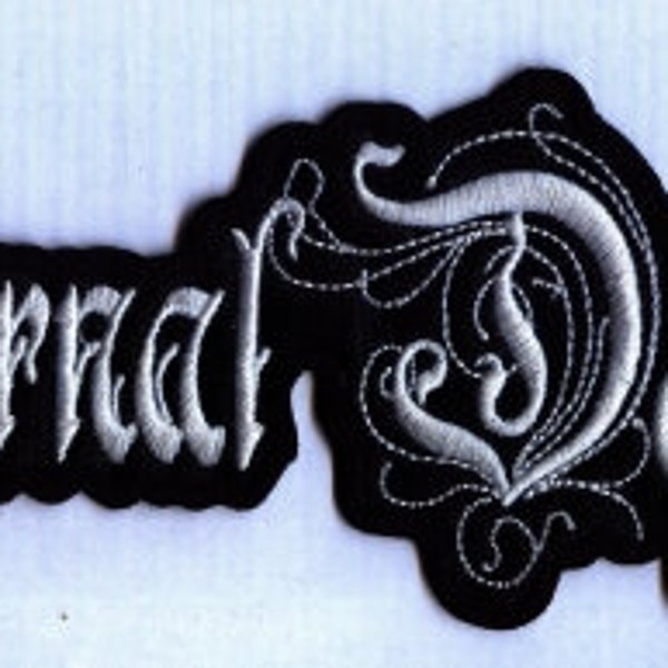 Nocturnal Depression - Weisses Logo Rückenaufnäher