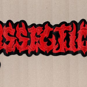 Dissection The Somberlain BLACK Border Woven Patch Officially Licensed