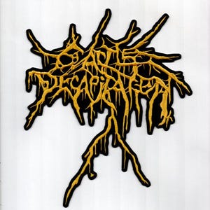 Cattle Decapitated - Yellow Logo Back Patch