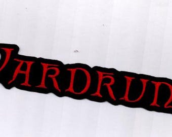 Wardruna - Rotes Logo Rückenaufnäher