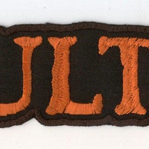 Sepultura - Orange's new logo back patch