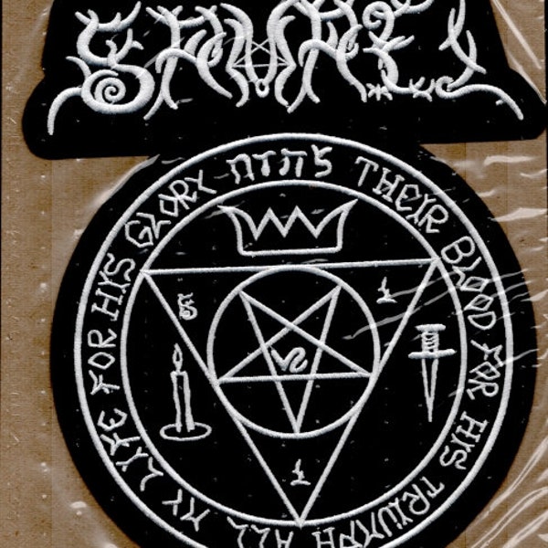 Samael - Their Blood back patch