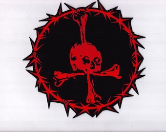 Revenge - Red Scum Back Patch