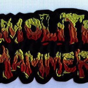 Demolition Hammer - Farbiges Logo Rückenaufnäher