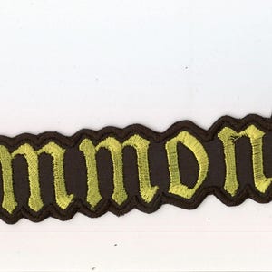 Summoning - Yellow Logo Back Patch