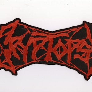 Cryptopsy - Parche trasero con el logotipo rojo