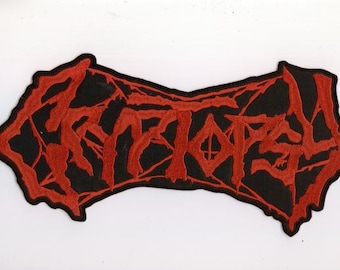 Death - Blue Yellow Old Logo Back Patch - Etsy