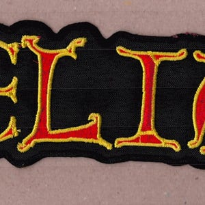 Belial - Gelb Rotes Logo Rückenaufnäher
