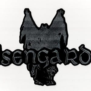 Isengard - Grey Logo & Ghost Back Patch