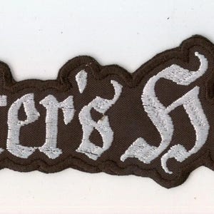 Masters Hammer - White Logo Back Patch