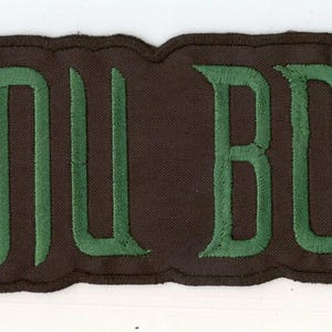 Dimmu Borgir - Grön Ny Logotyp Baklapp