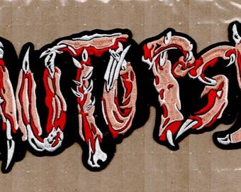 Autopsia - Parche trasero con el logotipo de la piel