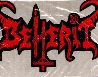 Beherit - Rotes Altes Logo Rückenaufnäher