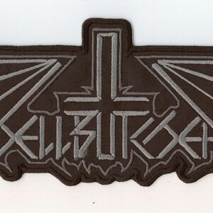Hellbutcher - Parche trasero con logo gris