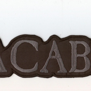 Macabre - Graues Logo  Rückenaufnäher