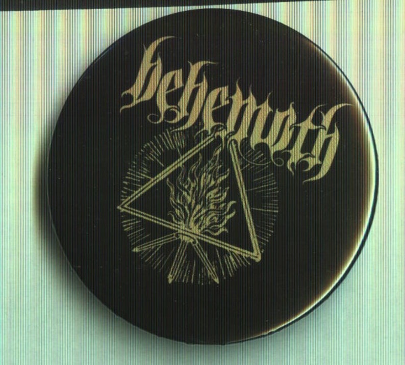 Behemoth - Sigil Button 59 Mm - Etsy UK