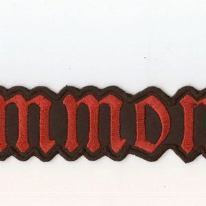 Summoning - Red Logo Back Patch
