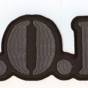 S.O.D. - Graues Logo Rückenaufnäher