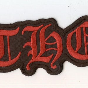 Bathory - Red logo back patch