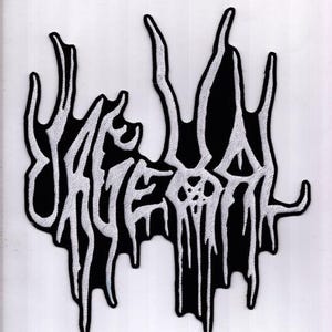 Urgehal - Parche trasero con logotipo blanco