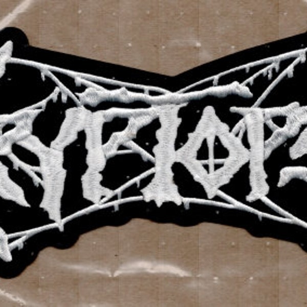 Cryptopsy - White Logo Back Patch