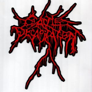 Cattle Decapitated - Red Logo Back Patch