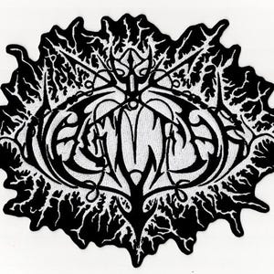 Naglfar - White logo back patch